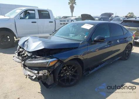 2022 Honda Civic Sport z USA, uszkodzony, nr VIN 2HGFE2F55NH575211